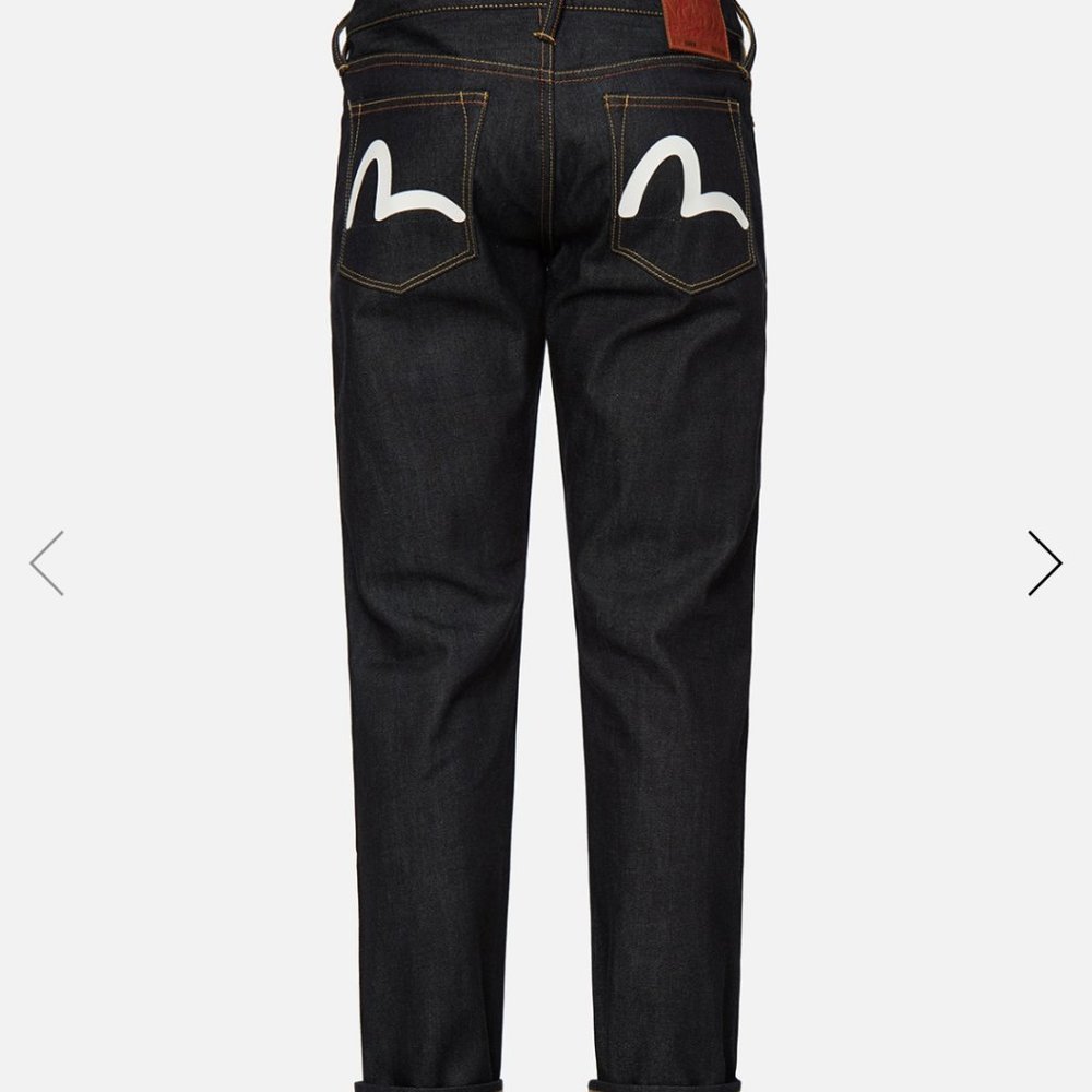 Evisu Seagull Pocket Regular Straight Fit Jeans